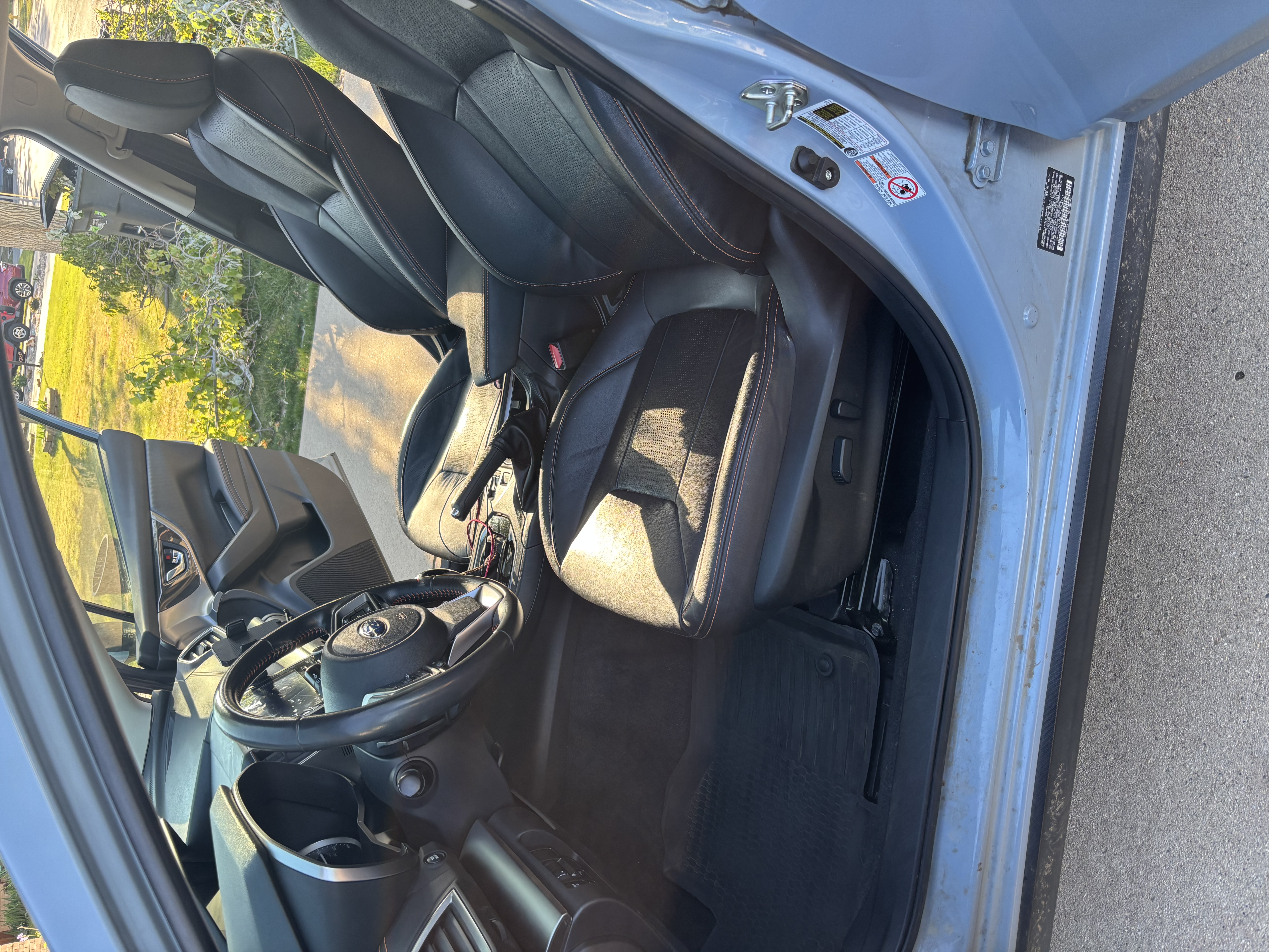 After - front left door with floor mat